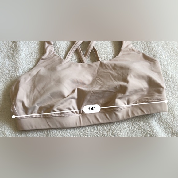 Lululemon Energy Bra Pale Pink 12 - Picture 6 of 6